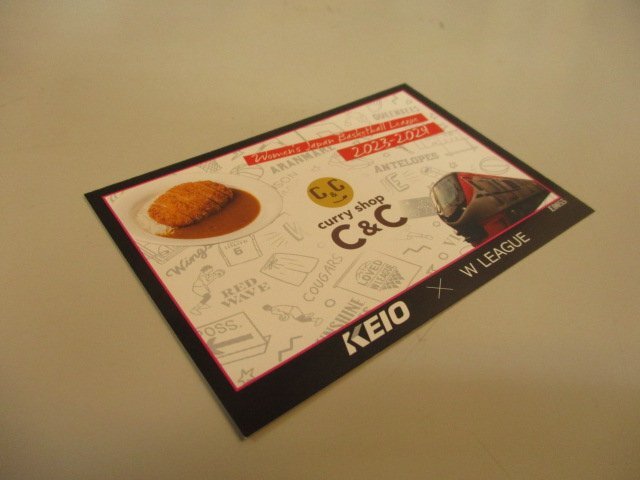 【CA01】京王ライナーカード 5000系 山本麻衣 Wリーグ バスケットボール 鉄カード 駅カード 美品の画像1