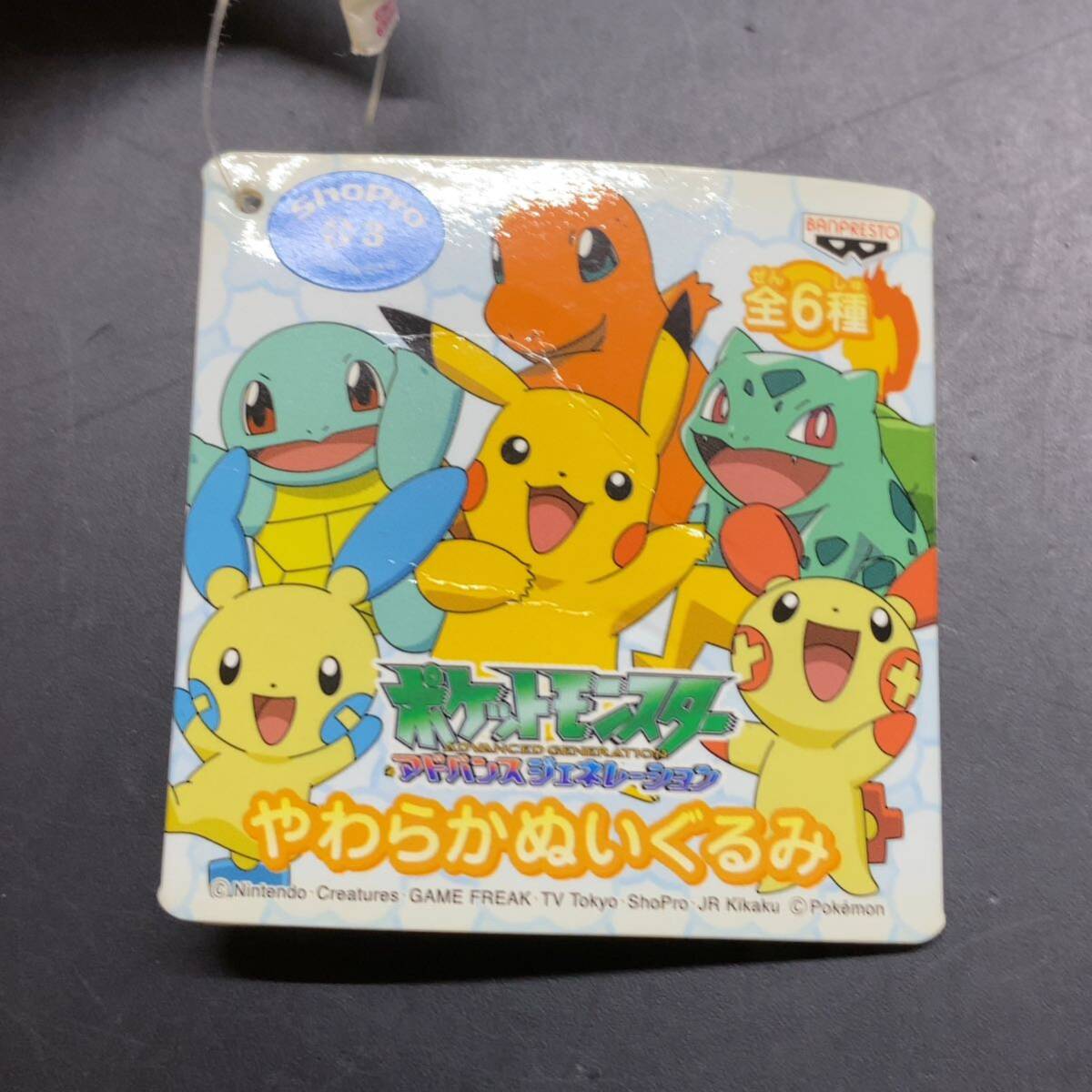 【美品】ポケモン やわらか ぬいぐるみ フシギダネ ヒトカゲ プラスル アドバンスジェネレーション バンプレスト 当時物 レトロ タグ付_画像8