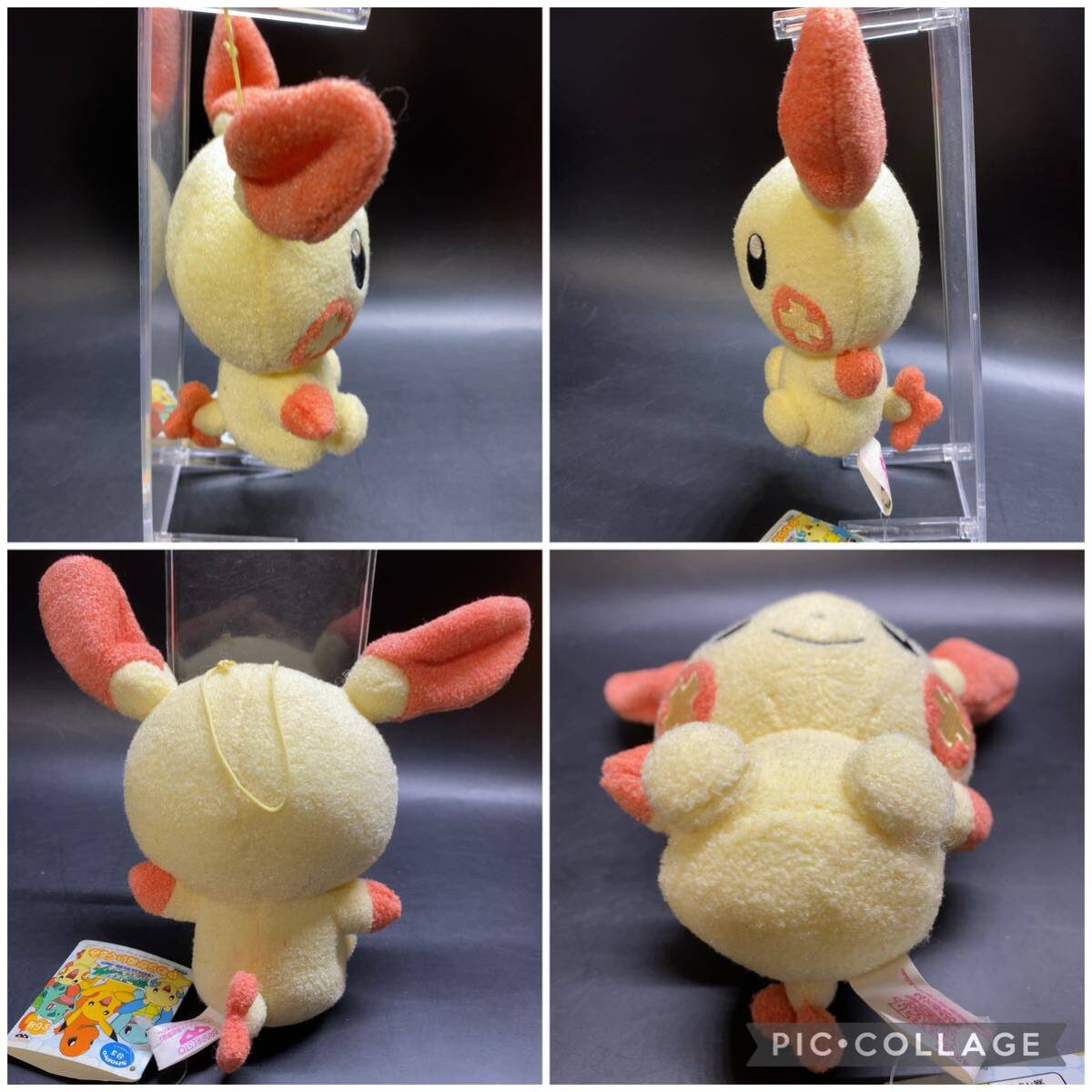 【美品】ポケモン やわらか ぬいぐるみ フシギダネ ヒトカゲ プラスル アドバンスジェネレーション バンプレスト 当時物 レトロ タグ付_画像3