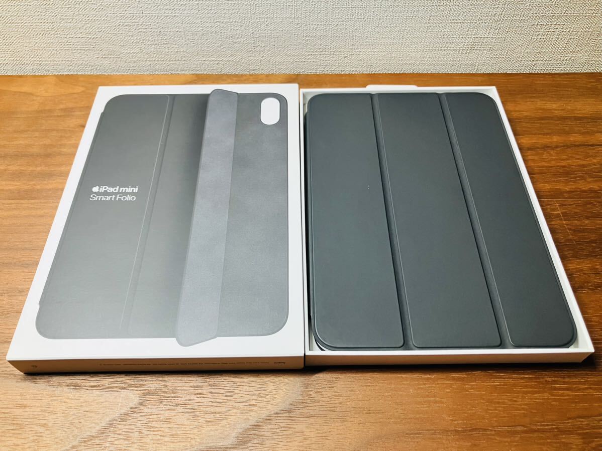 【極美品】iPad mini 第6世代 256GB Wi-Fiモデル スペースグレイ iPad mini用 Smart Folio ブラック セットの画像5