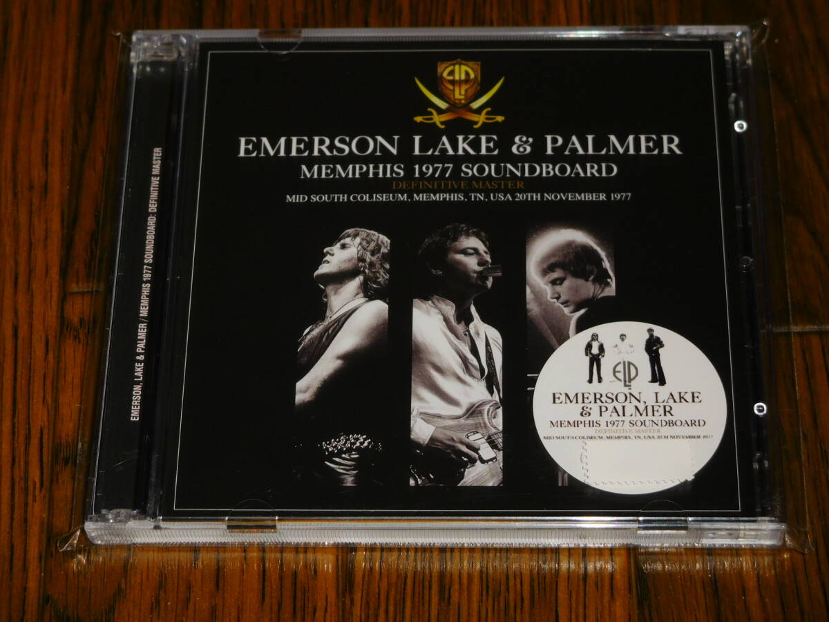 未開封新品 EMERSON, LAKE & PALMER / MEMPHIS 1977 : DEFINITIVE MASTER 初回ナンバリングステッカー付 Virtuoso Greg Lakeの画像1