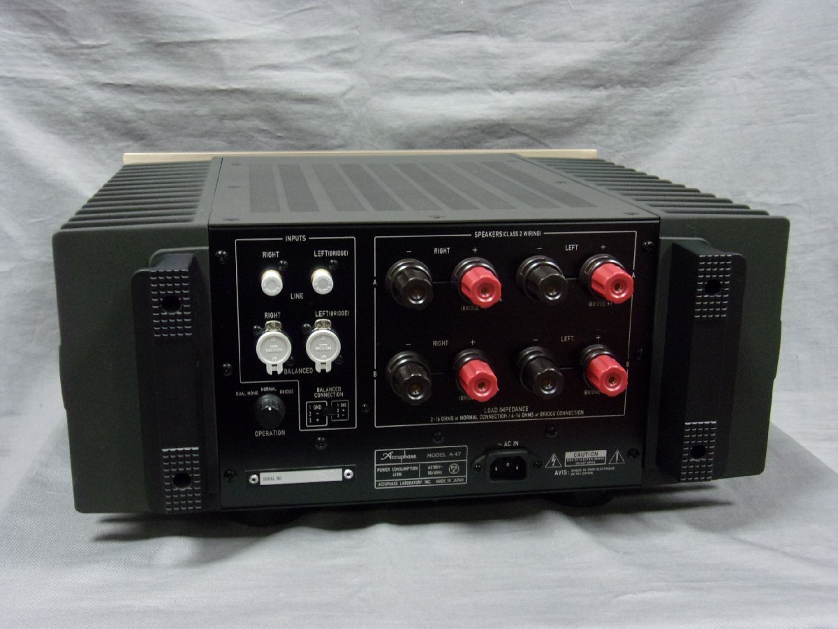  secondhand goods power amplifier Accuphase Accuphase A-47