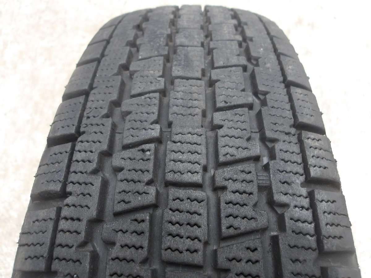 M215-ソ1 145/80R12 冬4本セット スタッドレス LT 80/78N 145/80-12 145-80-12 ブリヂストン W300 12インチ鉄ホイール_画像5