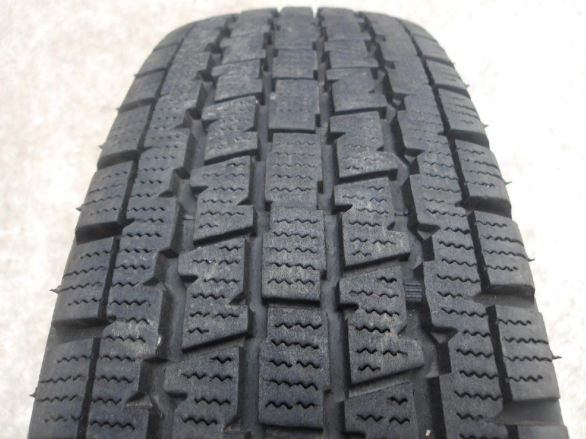 M215-ソ1 145/80R12 冬4本セット スタッドレス LT 80/78N 145/80-12 145-80-12 ブリヂストン W300 12インチ鉄ホイールの画像4