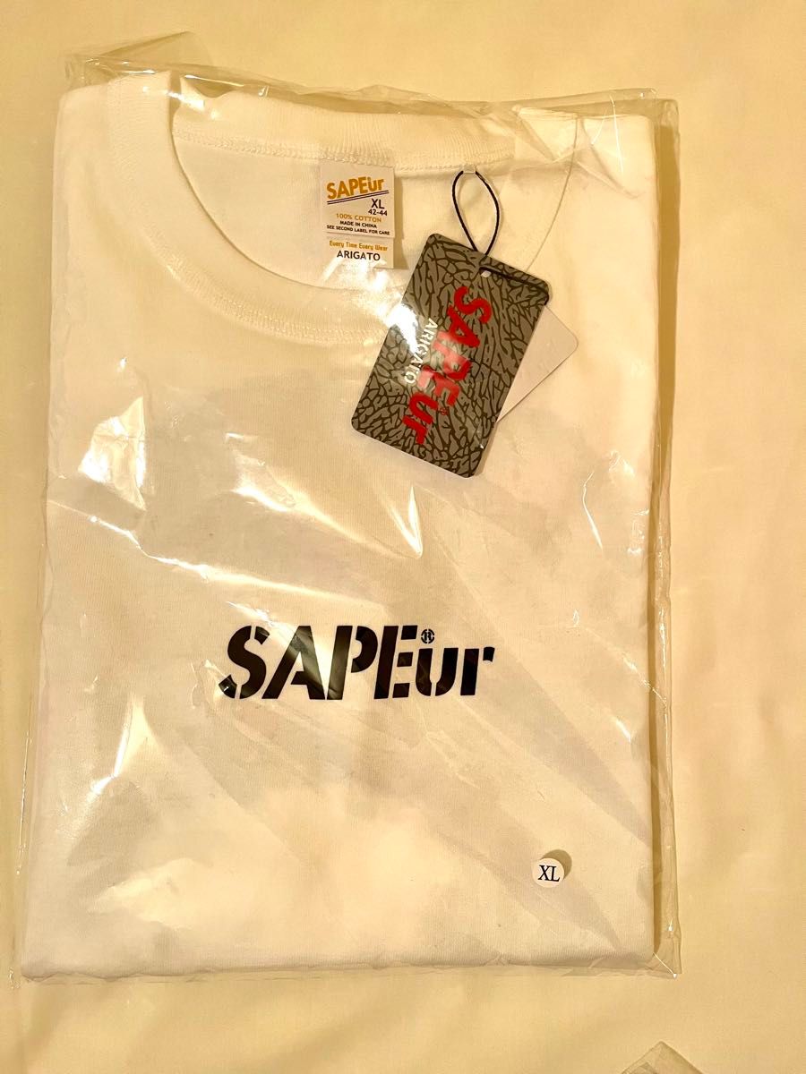 sapeur  サプール  ロッドマン セメントヘッド T シャツ　　　　　　　ホワイト　XLサイズ