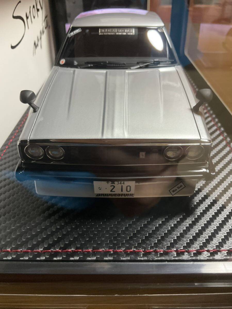 イグニッションモデル 1/18 TOPSECRET SKYLINE JAPAN R C210 Silver [Model Car]：ignition model 新品 WEB限定 IG3229 日産 スカイライン_画像6