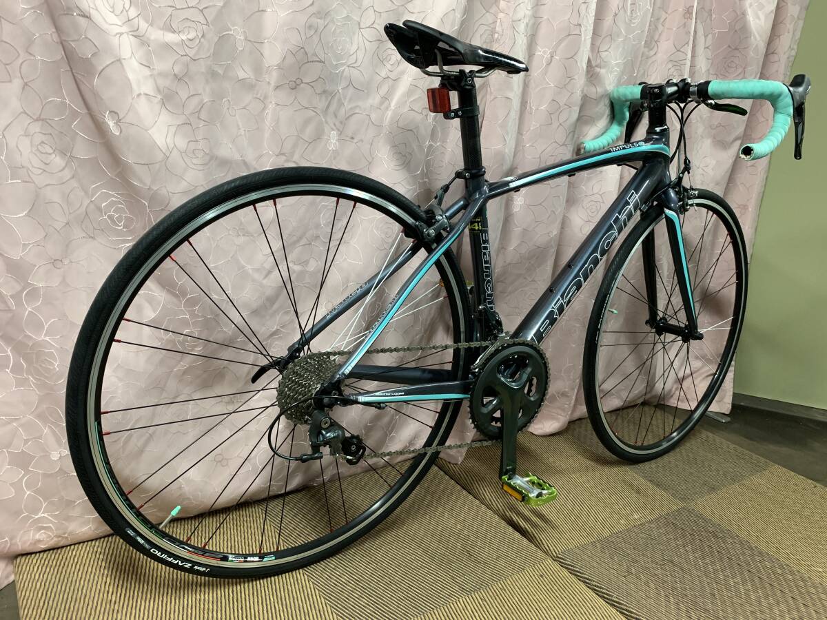 超美車【Bianchi/ビアンキ】IMPULSO インプルソ Tiagra 2×10s ロードバイク 完成車 サイズ44_画像9