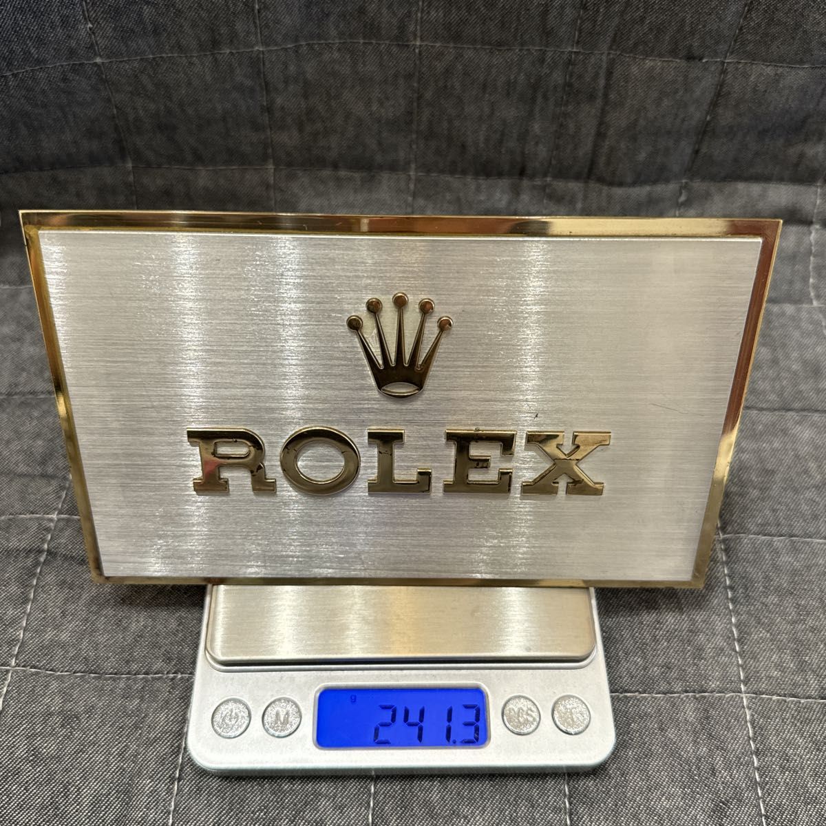 ROLEX ロレックス ディスプレイ プレート ロゴ ゴールド ROLEX ロレックス ディスプレイ プレート ロゴ ゴールド