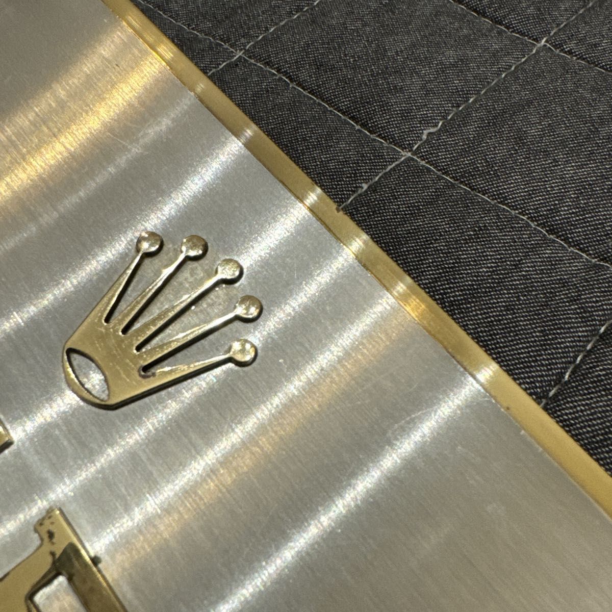ROLEX ロレックス ディスプレイ プレート ロゴ ゴールド ROLEX ロレックス ディスプレイ プレート ロゴ ゴールド