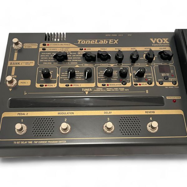 ☆送料込み♪ VOX ヴォックス マルチ・エフェクター Tone Lab EX ブラック ACアダプター付き 35の画像9