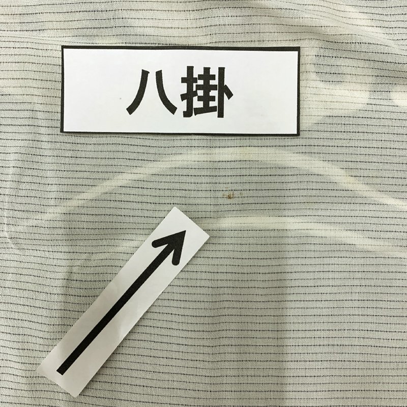 □きものマーチ□お宮参り 男児 絽 夏の祝い着 着物 産着 掛け着 長襦袢付□美品 404ay88_画像8