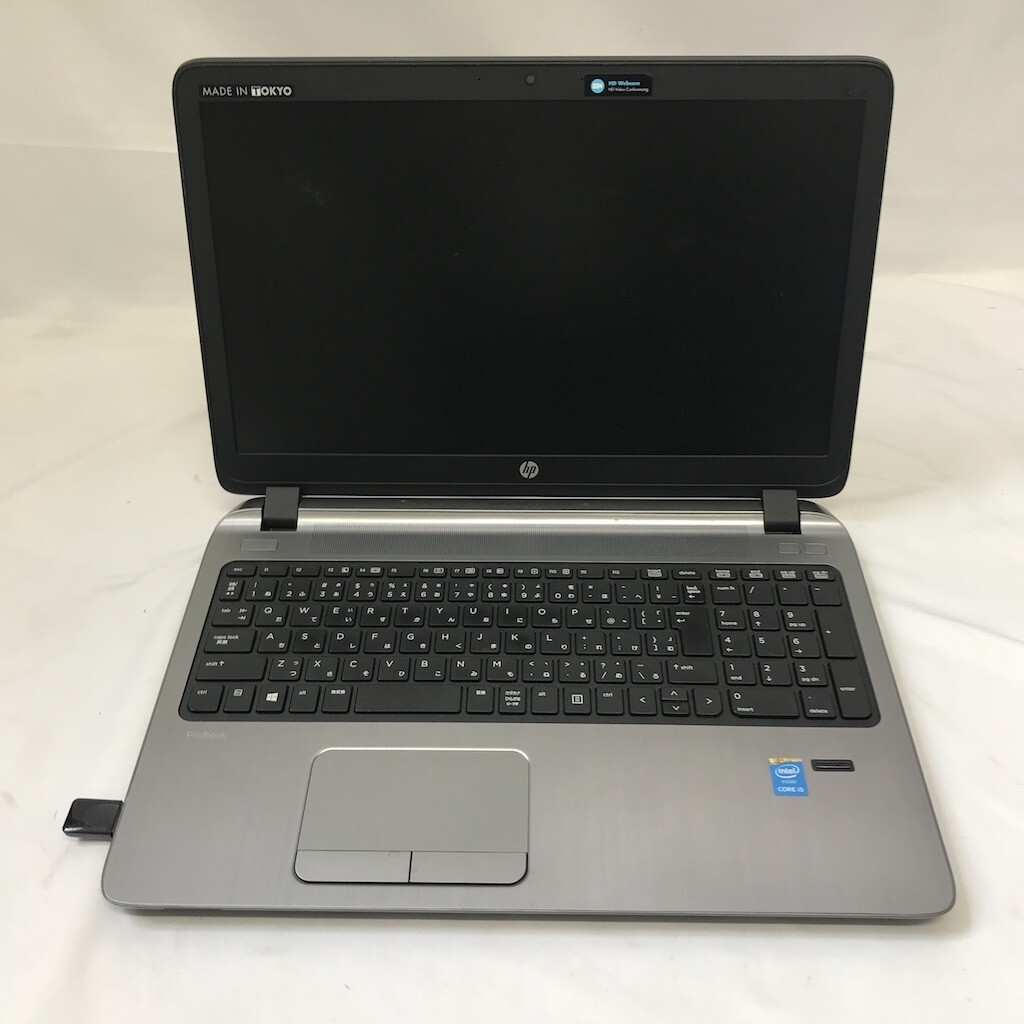 HP ProBook 450 G2 Intel Core ノートパソコン Intel Core i 5 4210U 1.7GHz 2.4GHz 8GB 初期化済 動作確認済 南Y0325-12_画像1