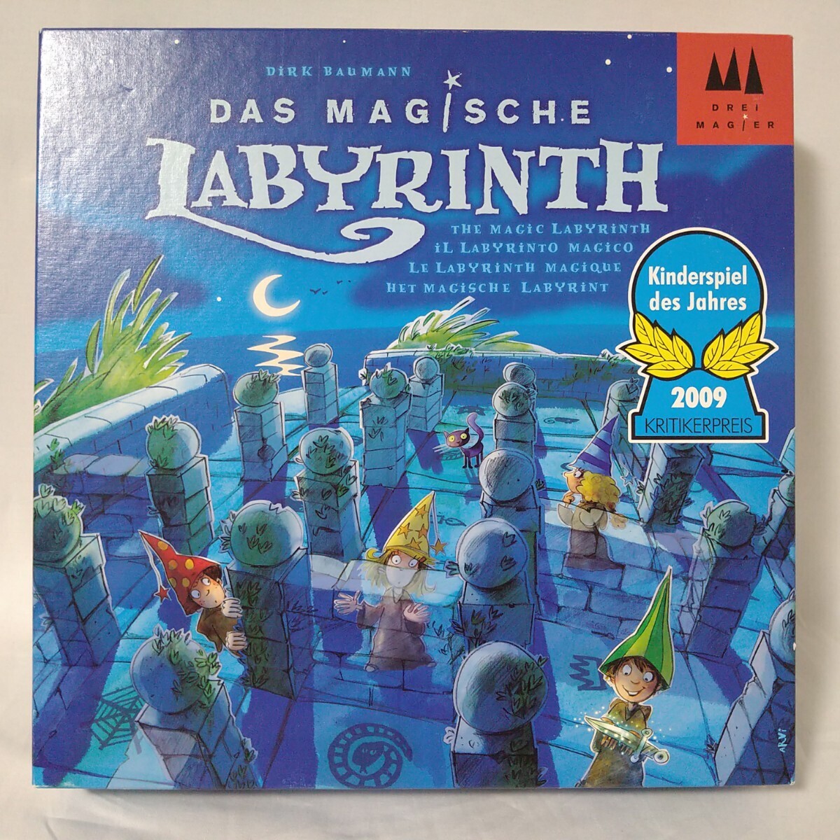 美品　完品　魔法のラビリンス　英語版　日本語解説書付き　DAS MAGISCHE LABYRINTH　ボードゲーム　Drei Magier / Dirk Baumann作_画像1