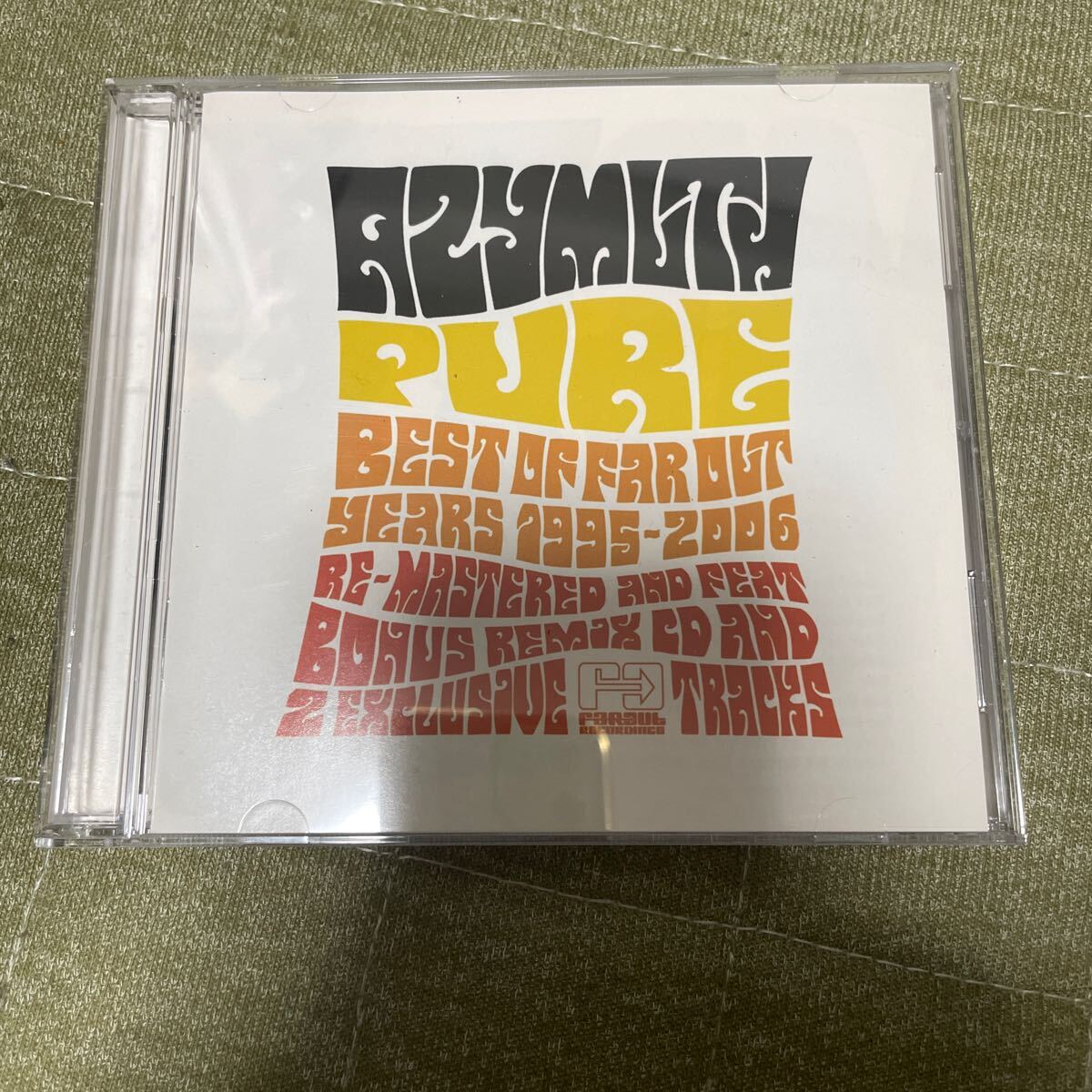 USED! 2CD AZYMUTH／PURE アジムス 1995ー2006ベストとリミックス集の2枚組の画像1