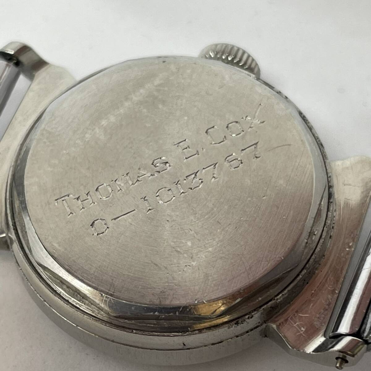 #9435 MOVADO/モバード スイス製 15石 ケース約28mm 手巻 腕時計 ヴィンテージ 高級時計 エレガント 希少性高 可動 現状の画像7