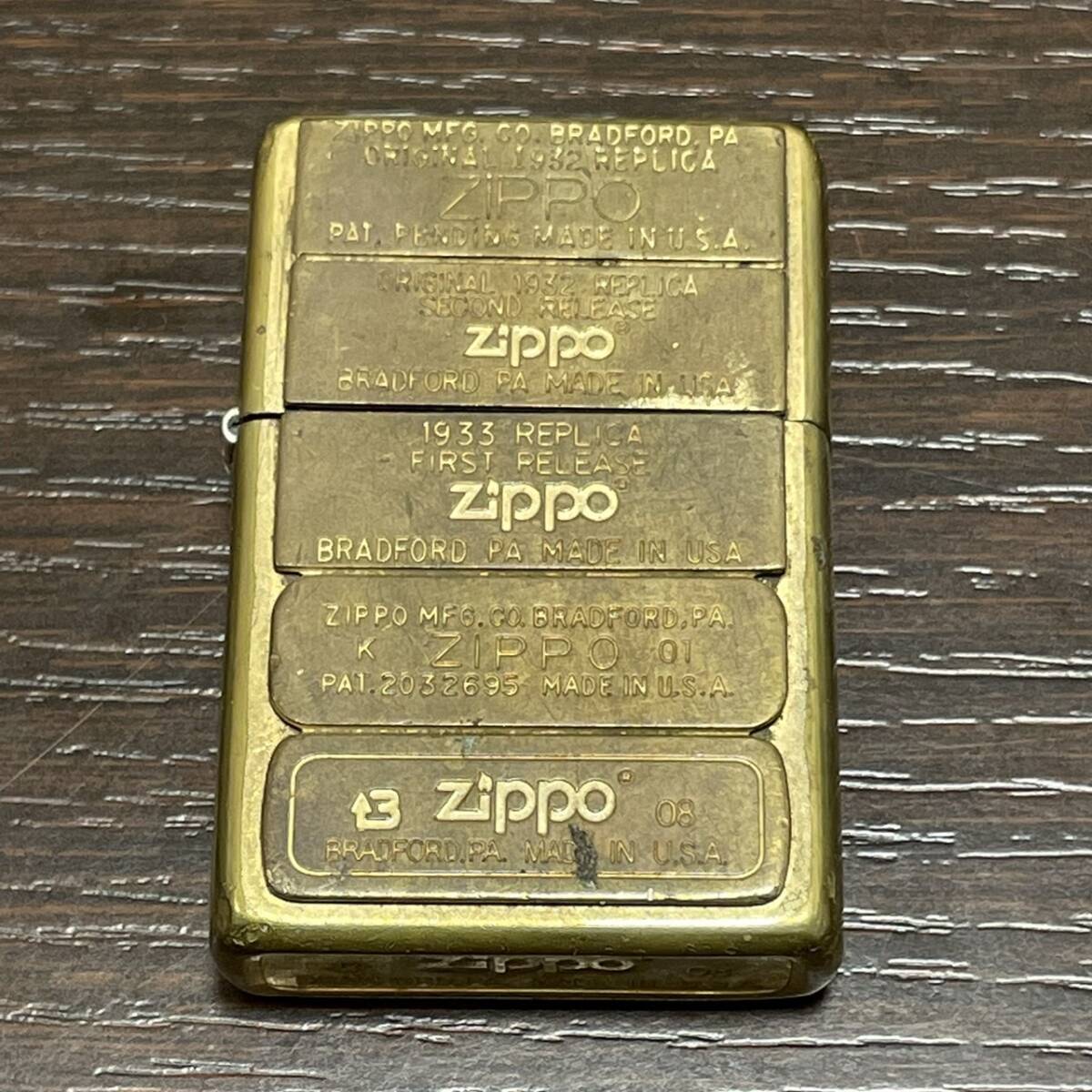 #9596　ZIPPO/ジッポ　激レア　ボトムズメダルデザイン　歴代ジッポ　NO.1213　火花確認　着火未確認_画像1