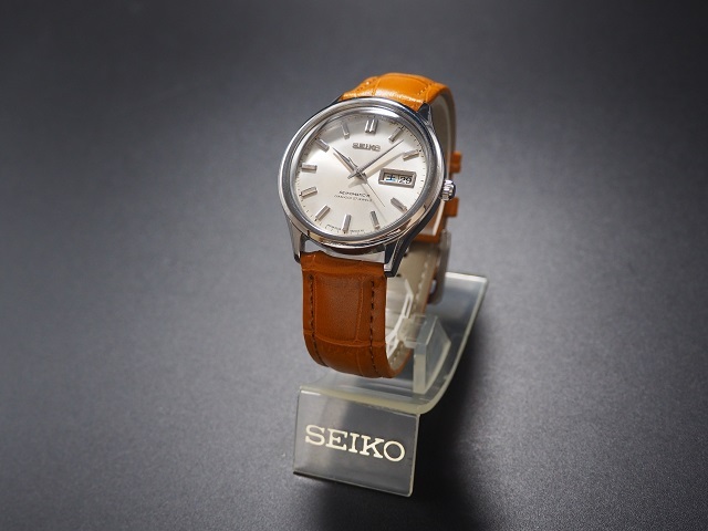 SEIKO MATIC-R セイコー マチック R 27石 ダイヤショック 美品 諏訪精工舎 昭和レトロ 1960年代 新品ベルト 稼働点検済みの画像10