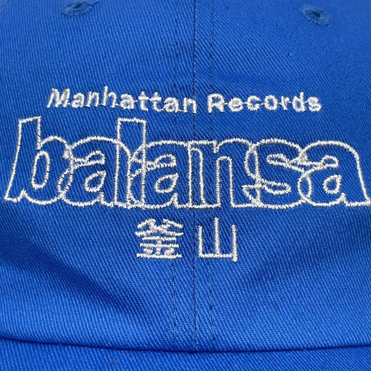 正規品 SOUND SHOP balansa × Manhattan Records サウンドショップ バランサ×マンハッタン レコード バランサ コラボ キャップ 帽子の画像8