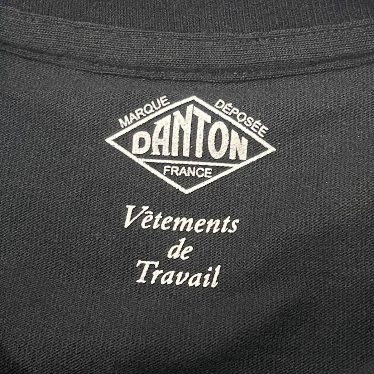 新品 国内正規品 DANTON ダントン DT-C0200 TCB 23FW T/C OPEN End Jersey Long Sleeve T-Shirt 長袖 Tシャツ ロンT Mの画像9