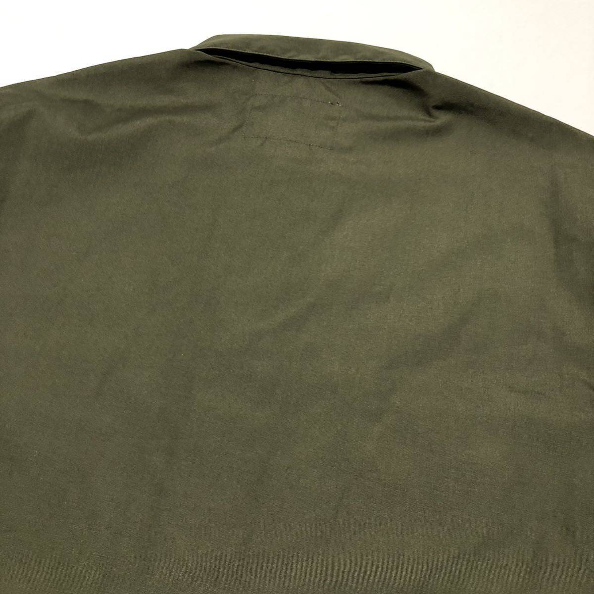 ★ 新品保管品 国内正規品 WTAPS ダブルタップス 22AW HUEY / LS / CTPL. WEATHER OLIVE DRBA ヒューイ ミリタリーシャツ 長袖 ロゴ 02の画像7