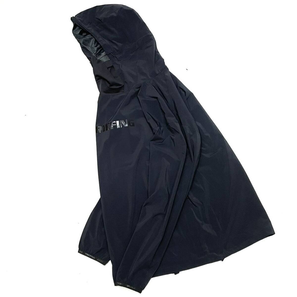  new goods domestic regular goods BRIEFING GOLF 22FW Briefing Golf Mens Wind Hoodie BRG223M19 Wind f-ti- Parker super water repelling processing M black 