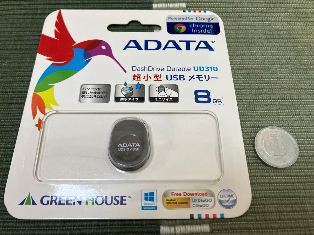 5/15より値上げ ADATA 超小型USBメモリー 8GB USB2