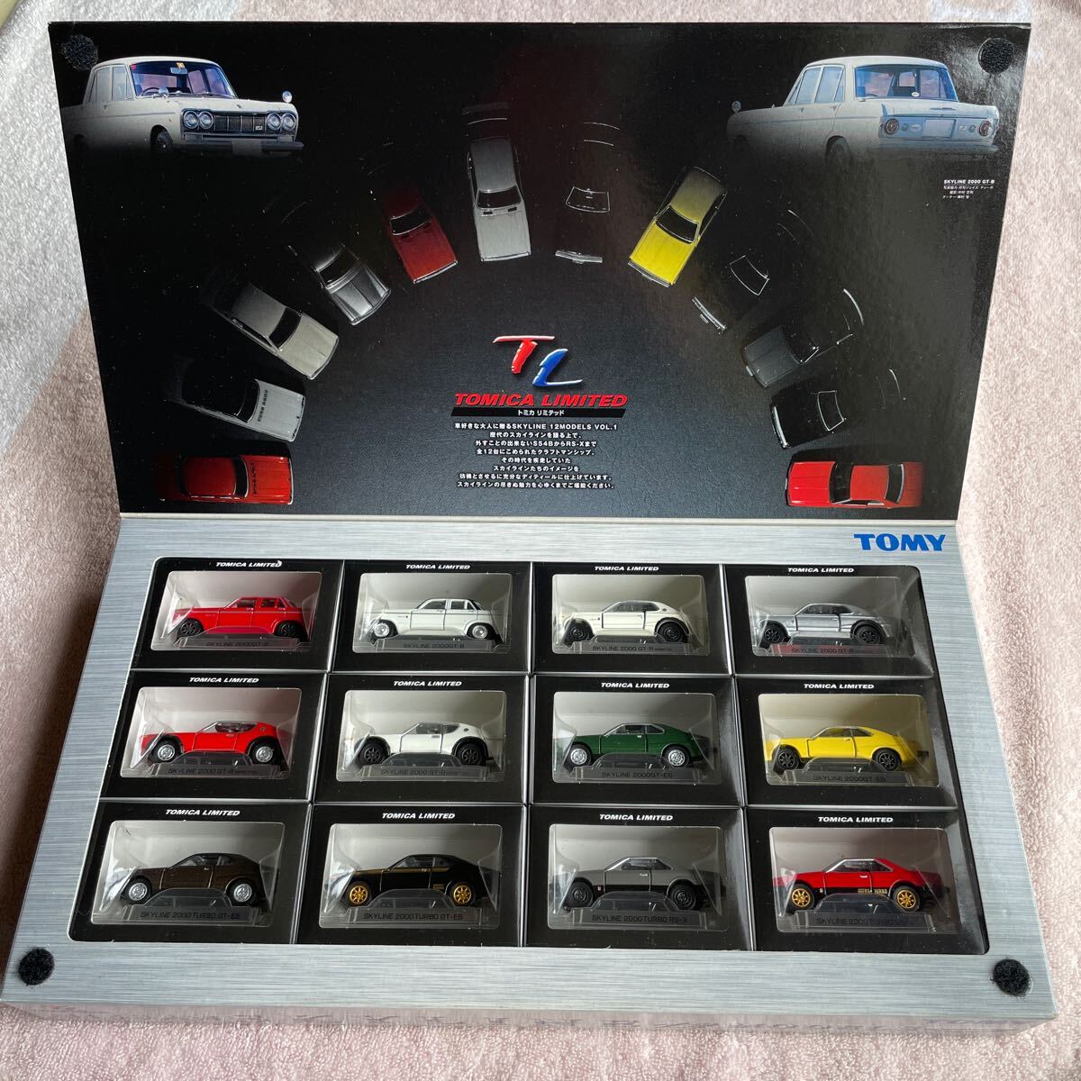 TOMY Skyline12Modelsニッサンスカイライン12モデルVol.1トミカリミテッド NissanSkyline2000GT Skyline2000TurboGT未開封当時物美品_画像1