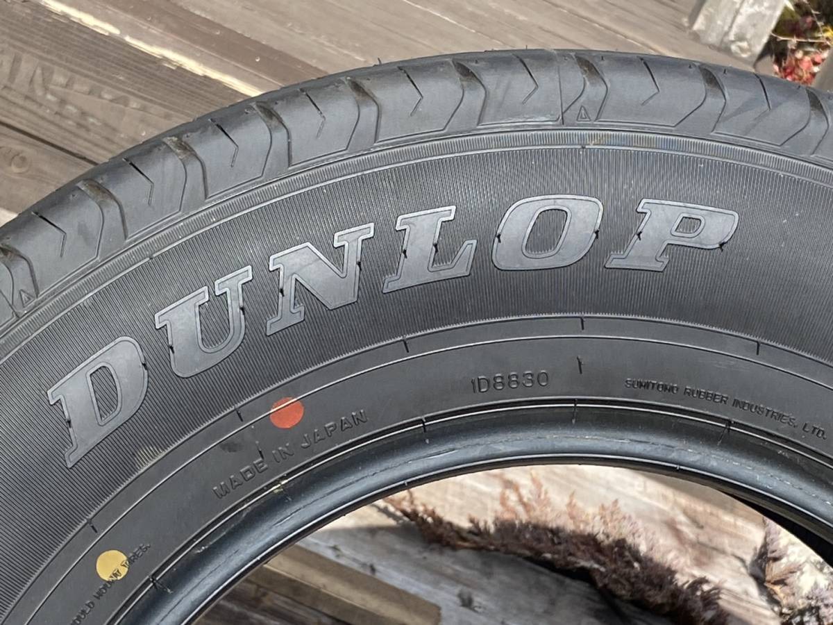 送料税込28,000円～【 新車外し 2023年製 DUNLOP SP175n 4本 】195/80R15 107/105 ダンロップ SP175n ハイエース キャラバン 221の画像3