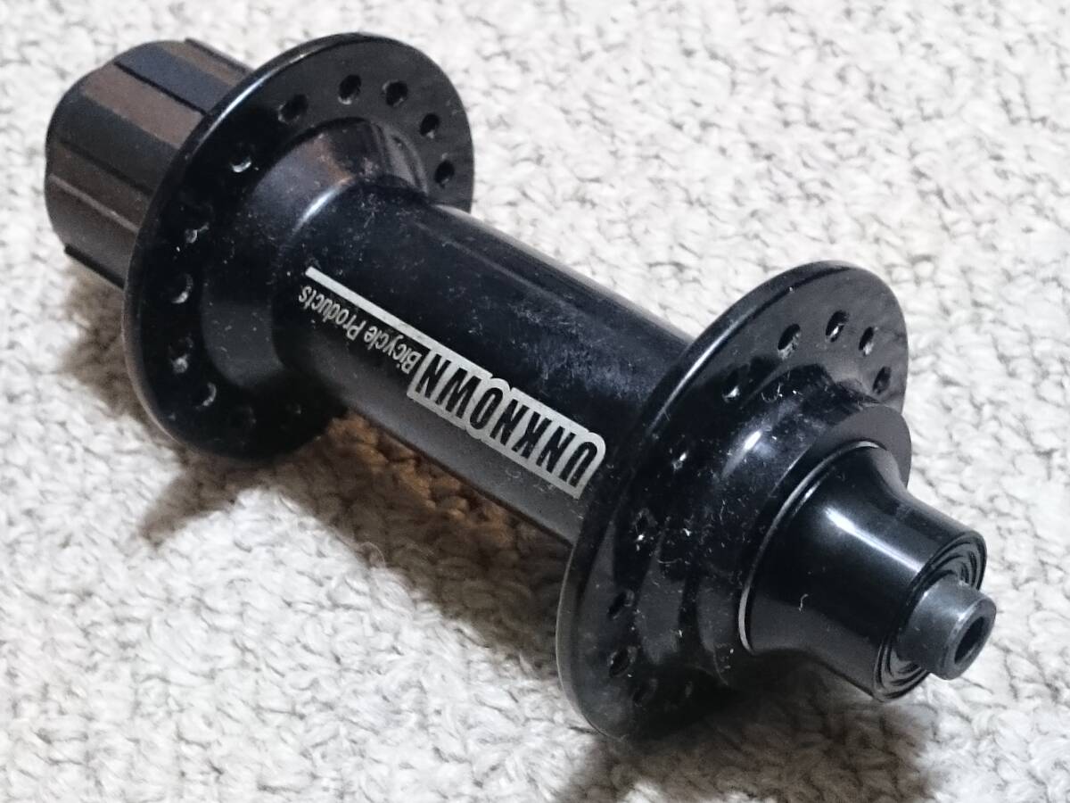 UNKNOWN リア 固定ハブ unknown bicycle products トライアル用 135ｍｍ 32h クロモリボディ 中古の画像2