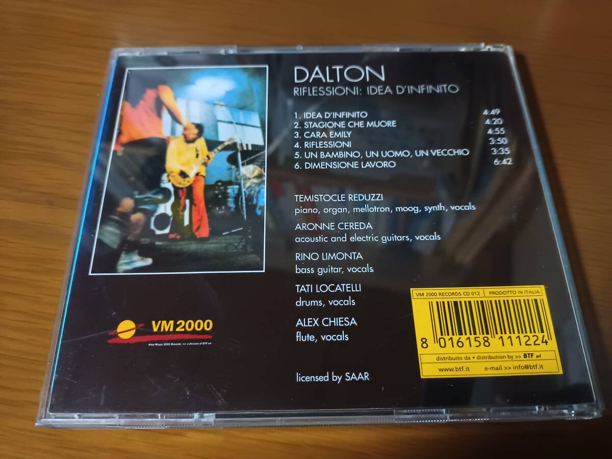 DALTON / riflessioni : idea d'infinito　70sイタリアンプログレ名作 リマスター盤_画像3