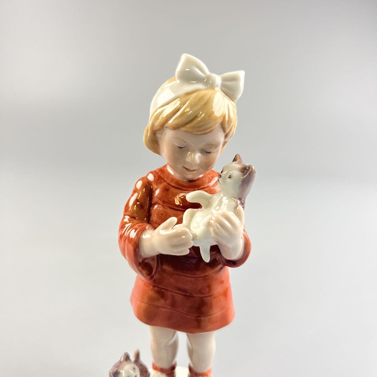 Bing&Grondahl ビングオーグレンダール B&G ロイヤルコペンハーゲン フィギュリン 西洋陶磁 置物 陶器 猫 人形_画像2
