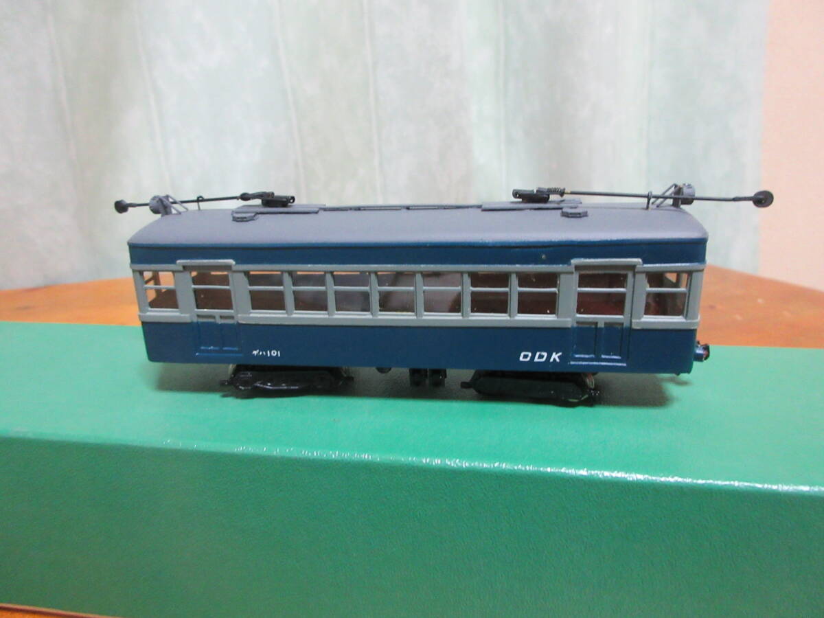 中央堂模型　銚子電鉄デハ１０１　旧塗装ポール時代　ペーパー製　動力なし　送料は無料です。_画像7