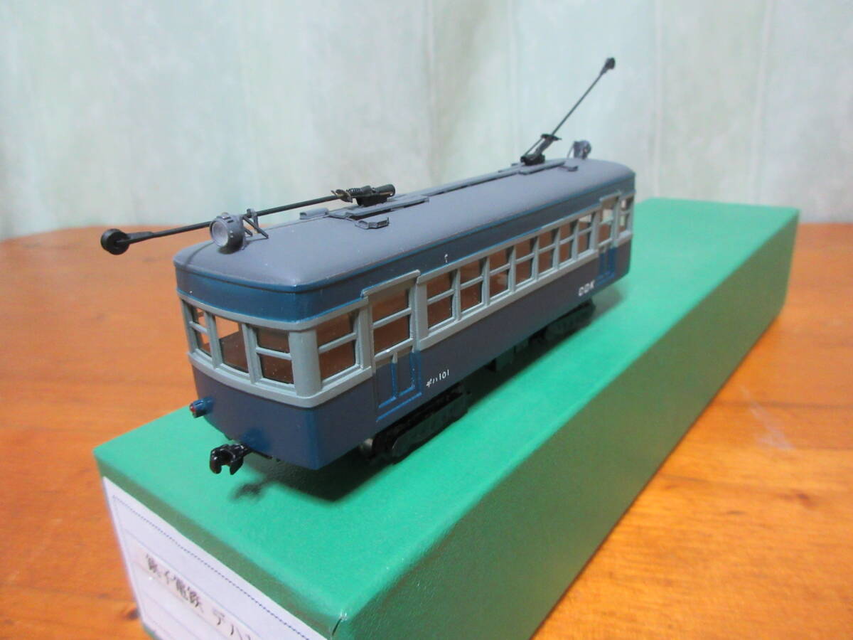 中央堂模型　銚子電鉄デハ１０１　旧塗装ポール時代　ペーパー製　動力なし　送料は無料です。_画像2