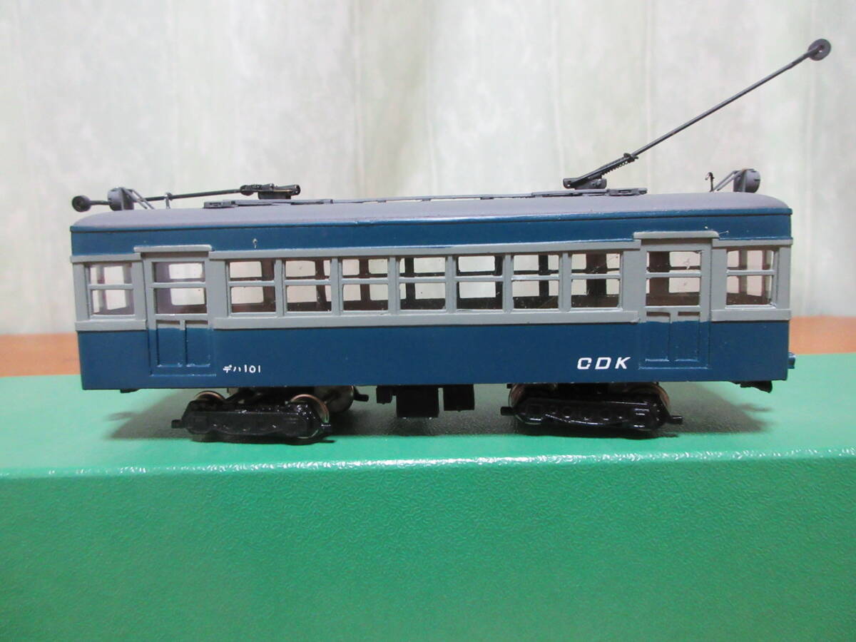 中央堂模型　銚子電鉄デハ１０１　旧塗装ポール時代　ペーパー製　動力なし　送料は無料です。_画像4