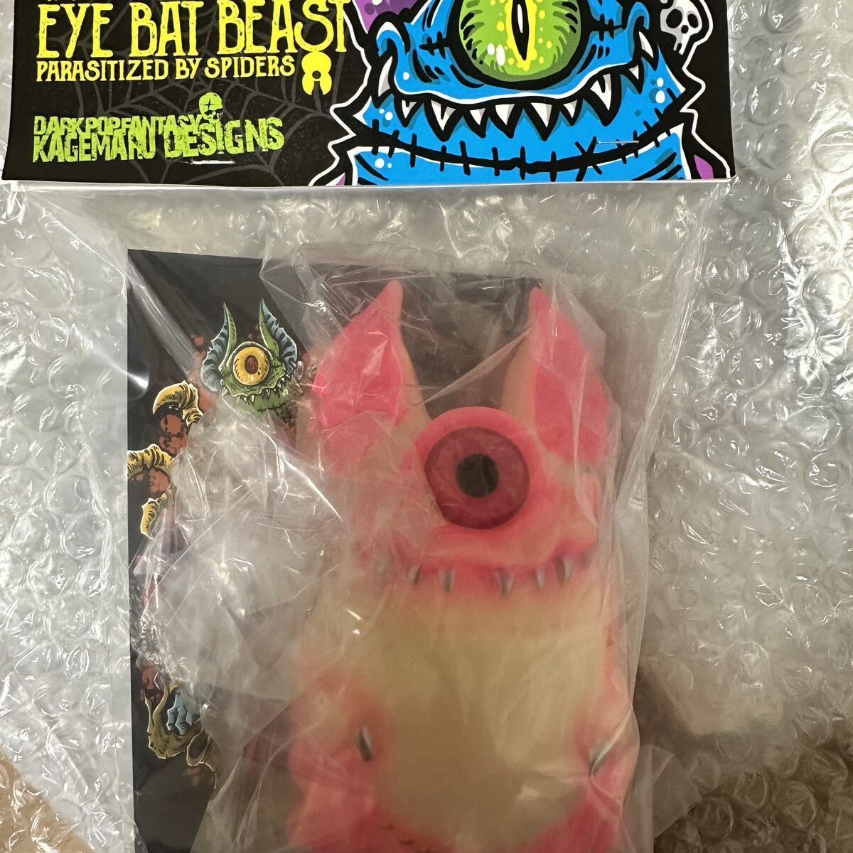 KAGEMARU DESIGNS EYE BAT BEASTピーチ GID カゲマ ルアイバットビーストアイビー蓄光墓場の画廊ピー チピンクの画像4