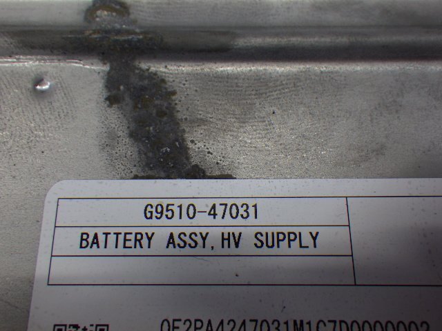 # トヨタ純正 H19年 プリウス NHW20 HV バッテリー G9510-47031 G9510-47030 ハイブリッド ※個人宅不可(福山通運支店止め)[06008962]の画像7