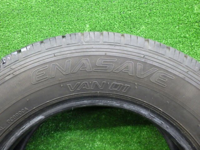 ★ DUNLOP ENASAVE VAN01 165R14 8PR LT 2021年 4本 セット 165/80R14 97/95N LT NV200 バネット デリカD:3 ダンロップ 埼玉 [06005849]_画像3