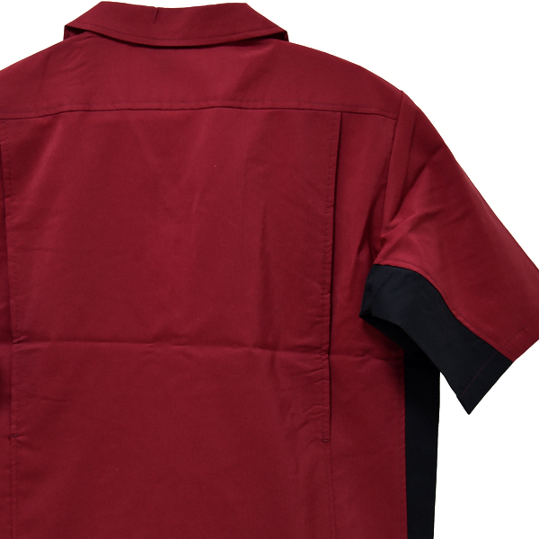 新品 PETICOOL ワークブルゾン S レッド 半袖 ジャケット オーウィッシュ 赤 未使用 作業着 メンズ レディース 男女兼用 ボルドー