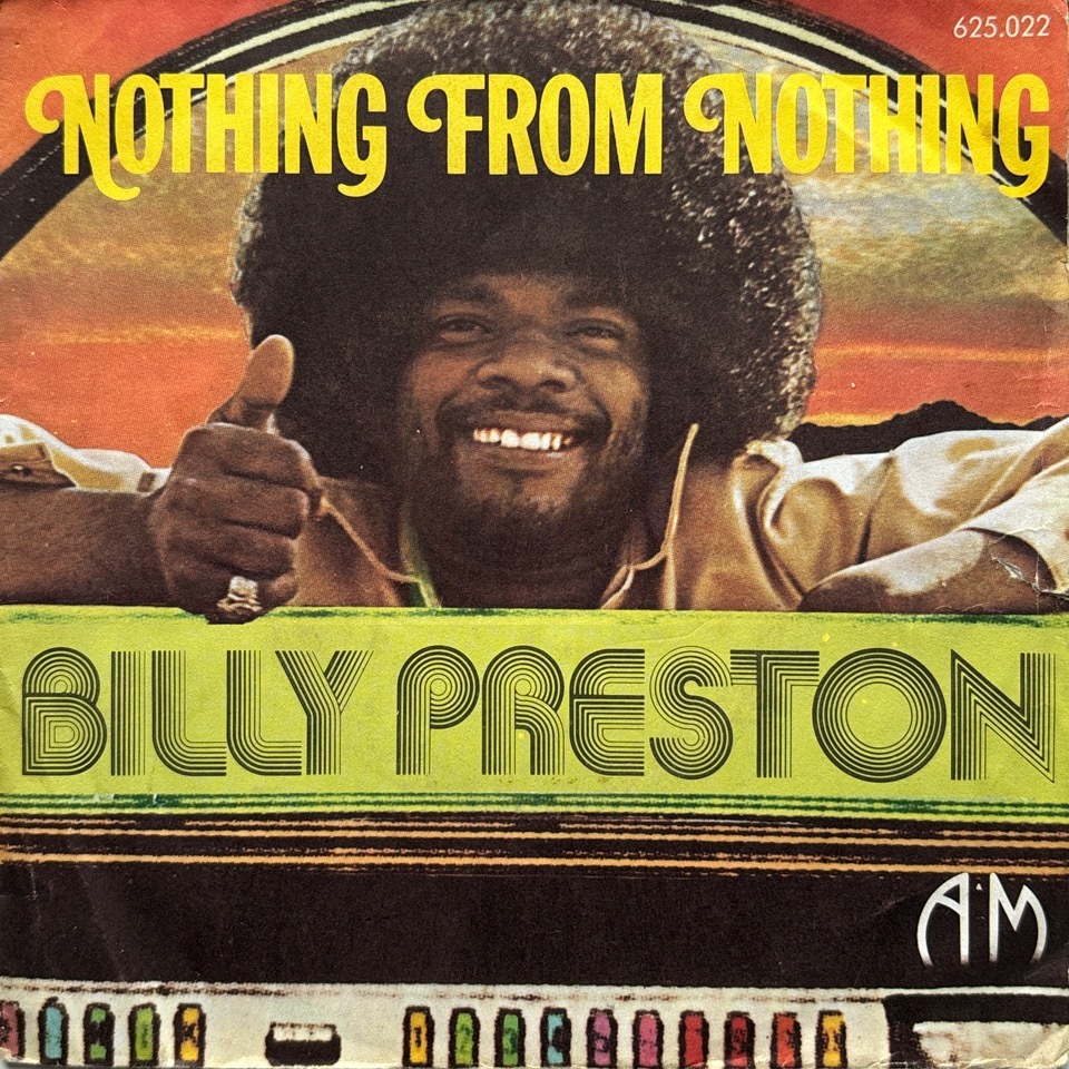 【試聴 7inch】Billy Preston / Nothing From Nothing 7インチ 45 muro koco フリーソウル Super Lover Cee & Casanova Rud_画像1