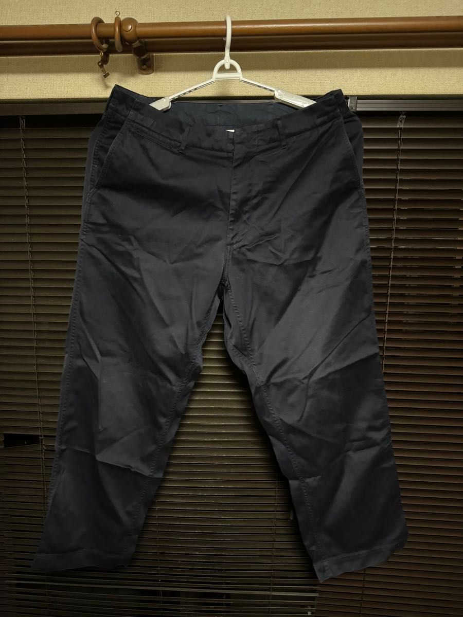nanamica wide chino pants サイズ36 ネイビー