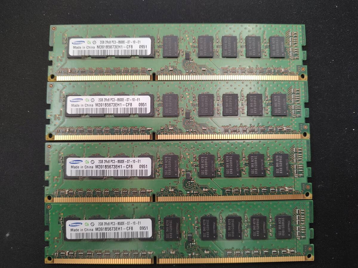 DDR3 PC3-8500E-07-10-E1 2GBx4(8GB)_画像1