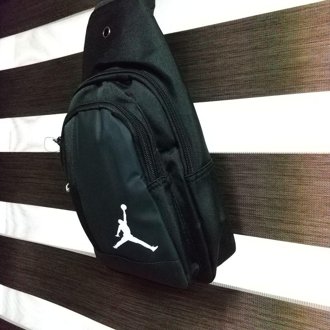 1 jpy ~ new goods free shipping NBA Michael Jordan Jump man one shoulder rucksack body bag storage pouch 