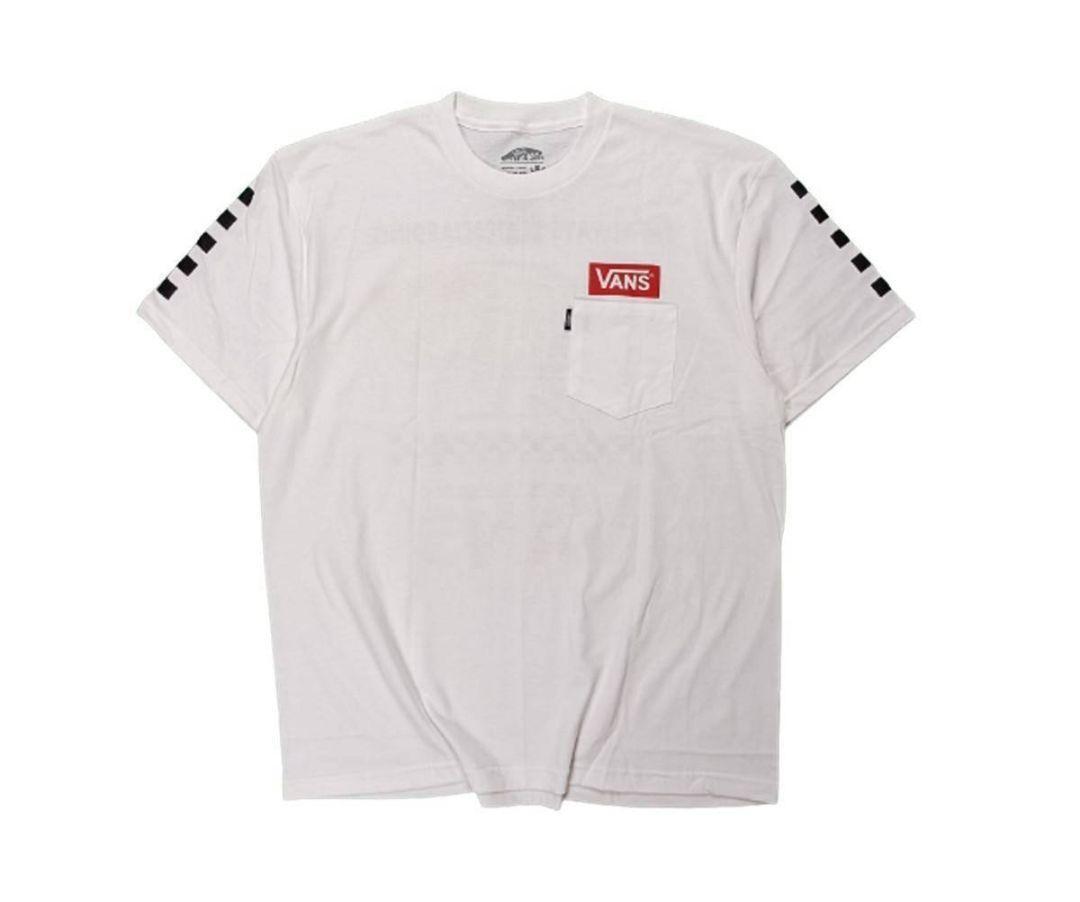 即決 新品 送料無料 バンズ VANS 半袖 Tシャツ ストリート系 XLサイズ 白 スケボー スケードボード ボード スノボー スキーの画像2