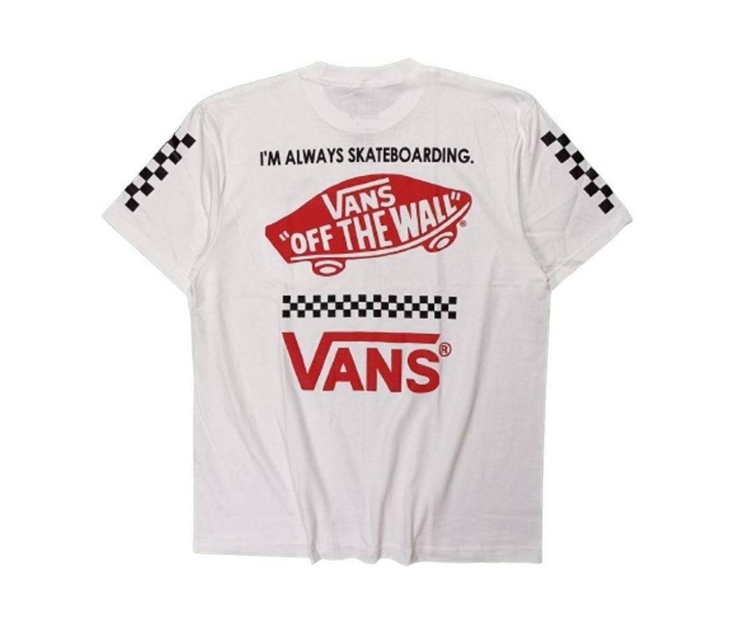 即決 新品 送料無料 バンズ VANS 半袖 Tシャツ ストリート系 XLサイズ 白 スケボー スケードボード ボード スノボー スキーの画像3