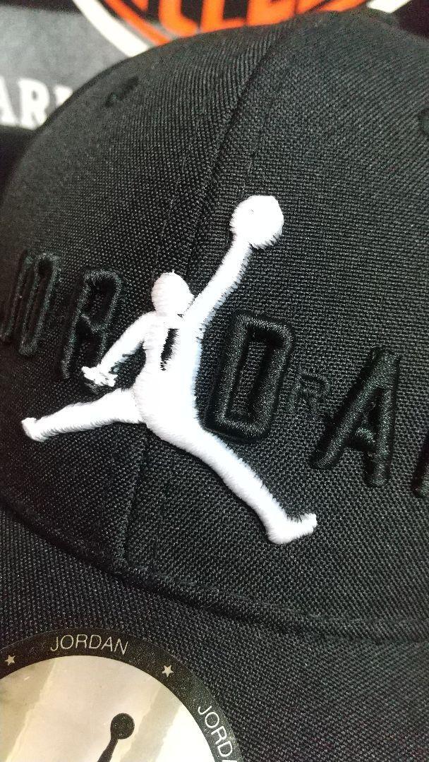 即決　新品　送料無料　NBA ジャンプマン　キャップ　マイケル　ジョーダン　CAP 黒　バスケットボール　バスケ　USA　US_画像4