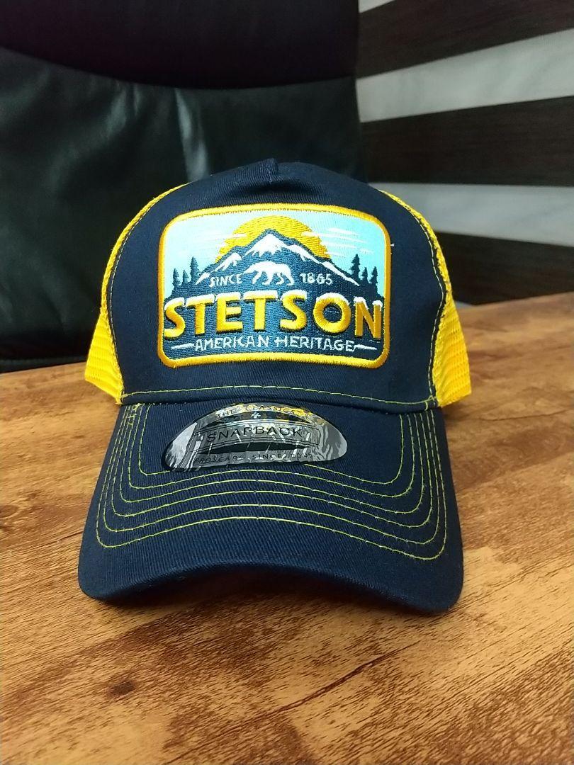即決　新品　送料無料　ステットソン　STETSON　キャップ　US　カリフォルニア　CA　トラッカー　USA　アメリカ　ネイビー_画像7