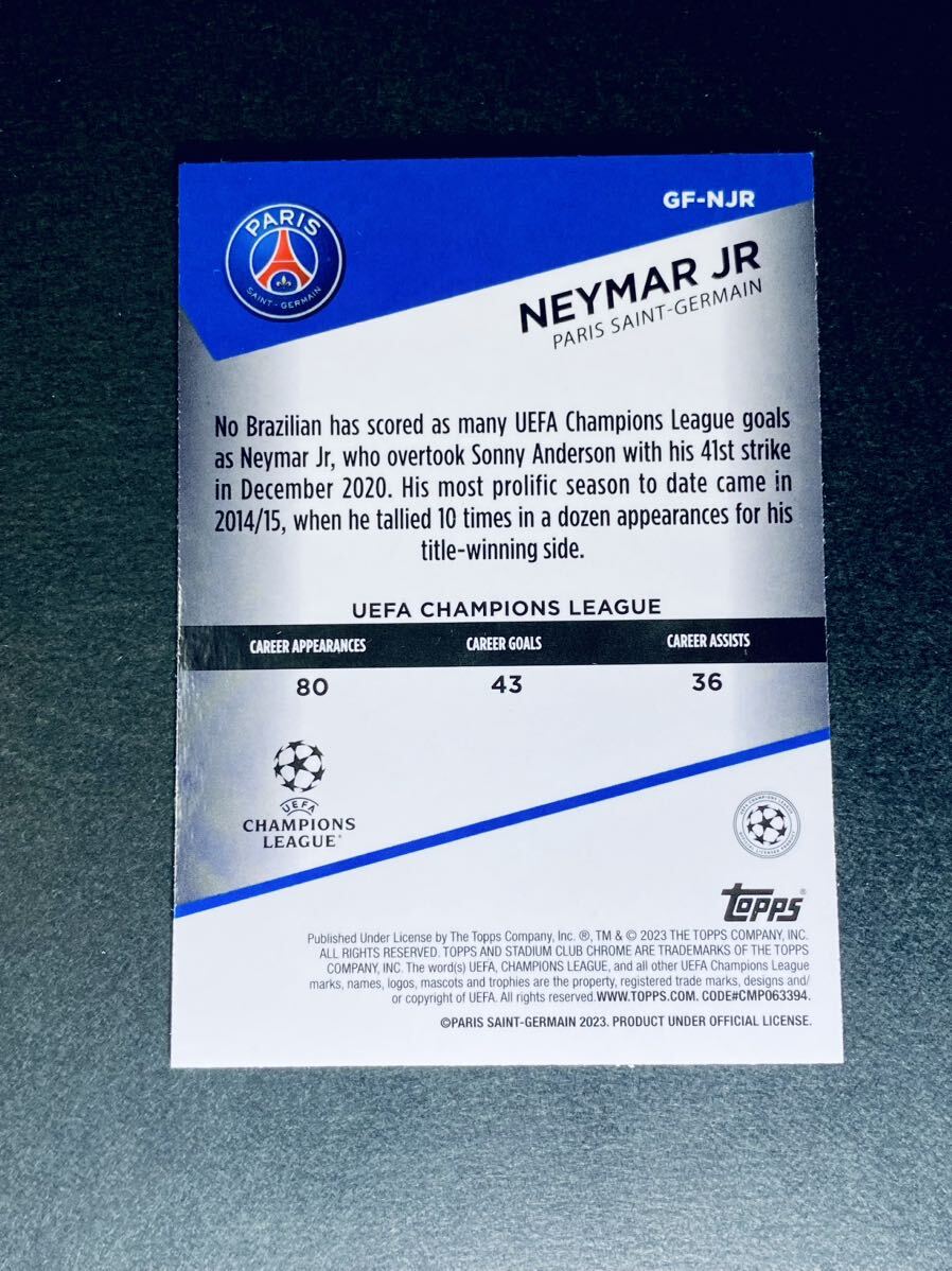 2022-23 Topps Stadium Club Chrome Neymar Jr Goal Force_画像2