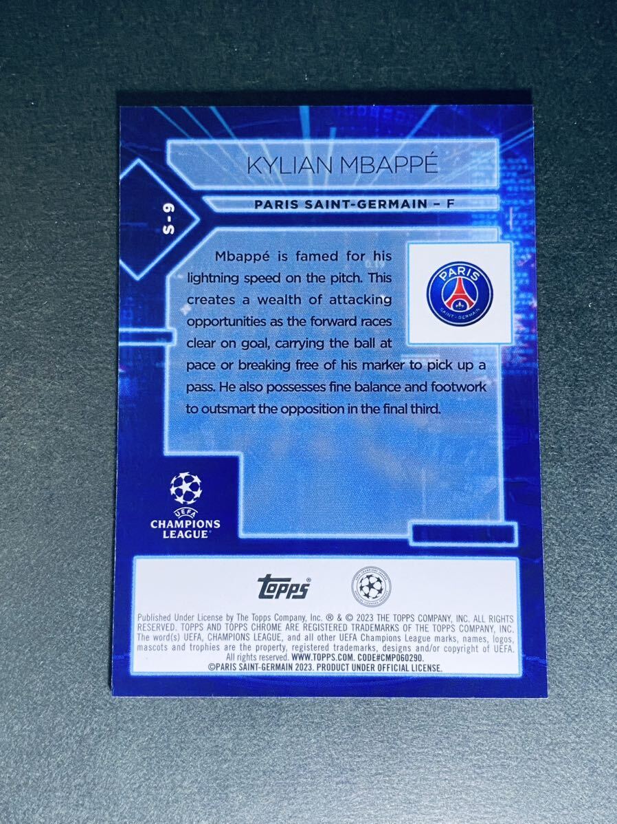 2022-23 Topps Chrome UCC Kylian Mbappe Specimenの画像2