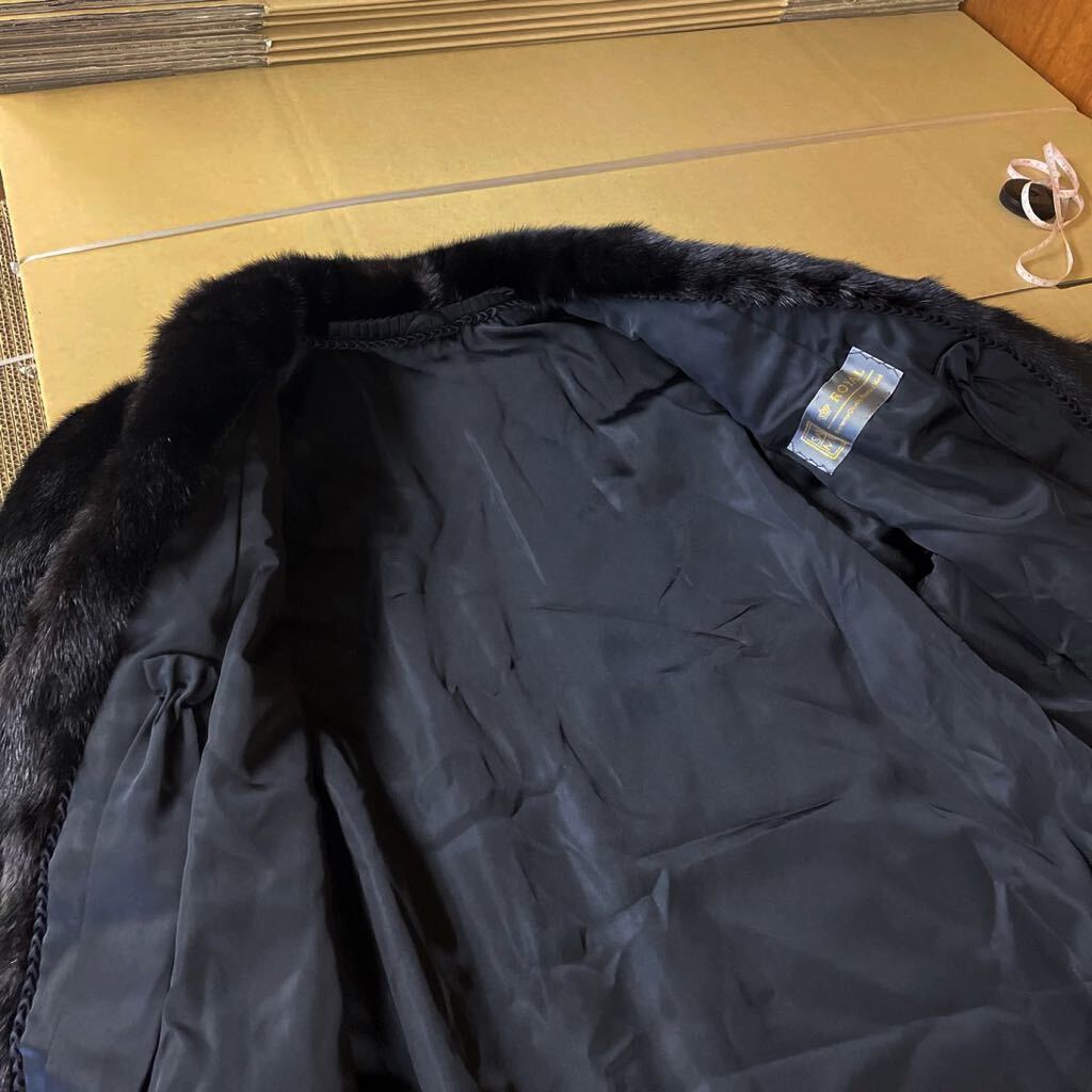 SAGA MINK サガ ゴールド 毛皮 ミンク コート 11の画像5