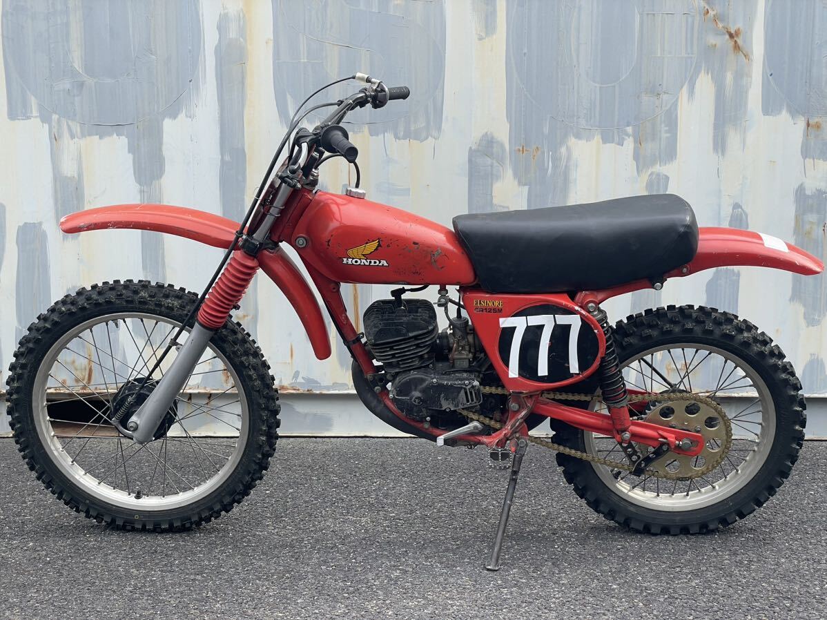 HONDA CR125M ELSINORE 1976年式 ホンダ エンシノア ヴィンテージモトクロス すぐ乗れます！の画像2